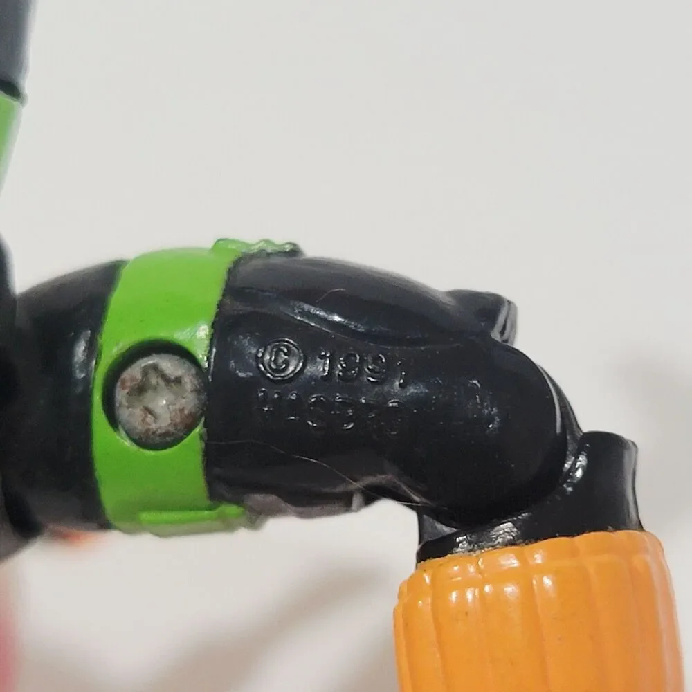 GI Joe Cobra BAT v2 Action Figure No Hologram Vintage 1991 ARAH Orange Green